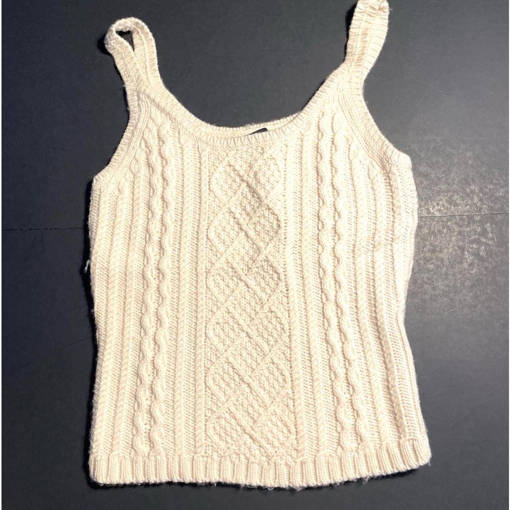 Express wool sweater tank top, ribbed pattern. Size small - Picture 2 of 11